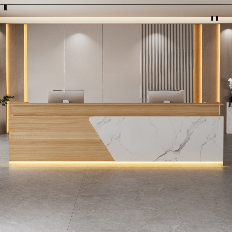 Office Furniture Company - Executive Company Reception Desks Modern Aesthetic