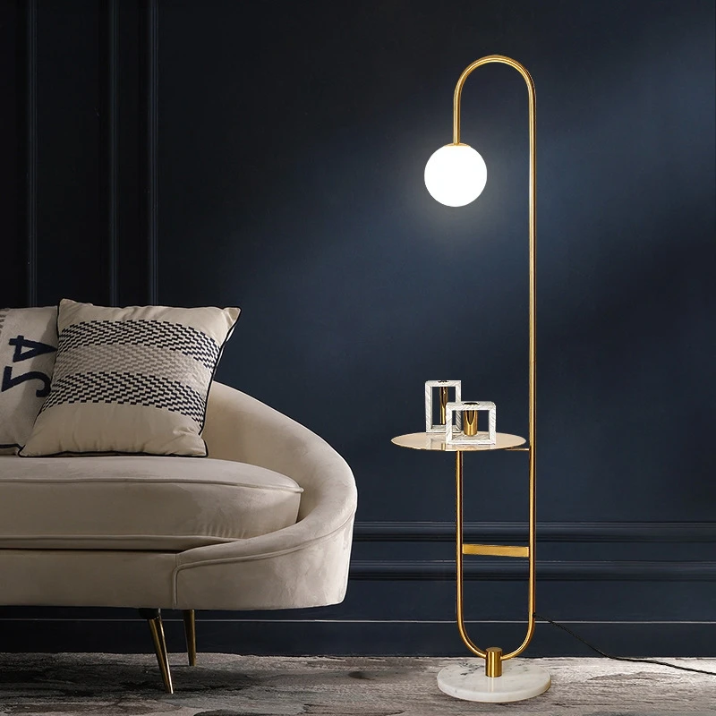 Modern LED Floor Lamp Gold Bla - огляд і ціна Floor Lamp Arched