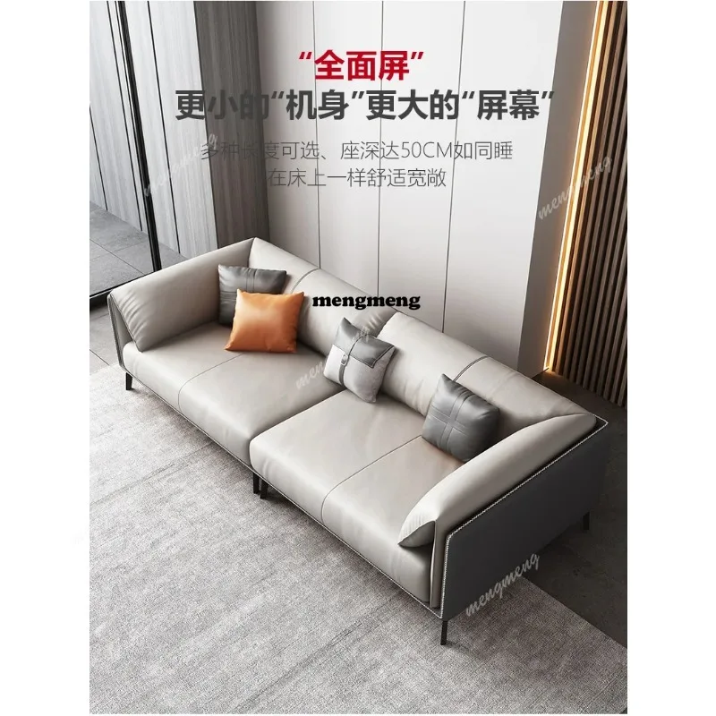 03 Cowhide Business Office Sof - огляд і ціна Office Furniture Luxury