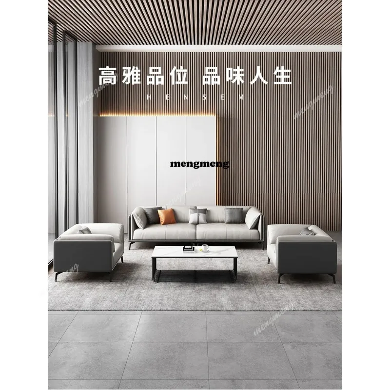 03 Cowhide Business Office Sof - огляд і ціна Office Furniture Luxury
