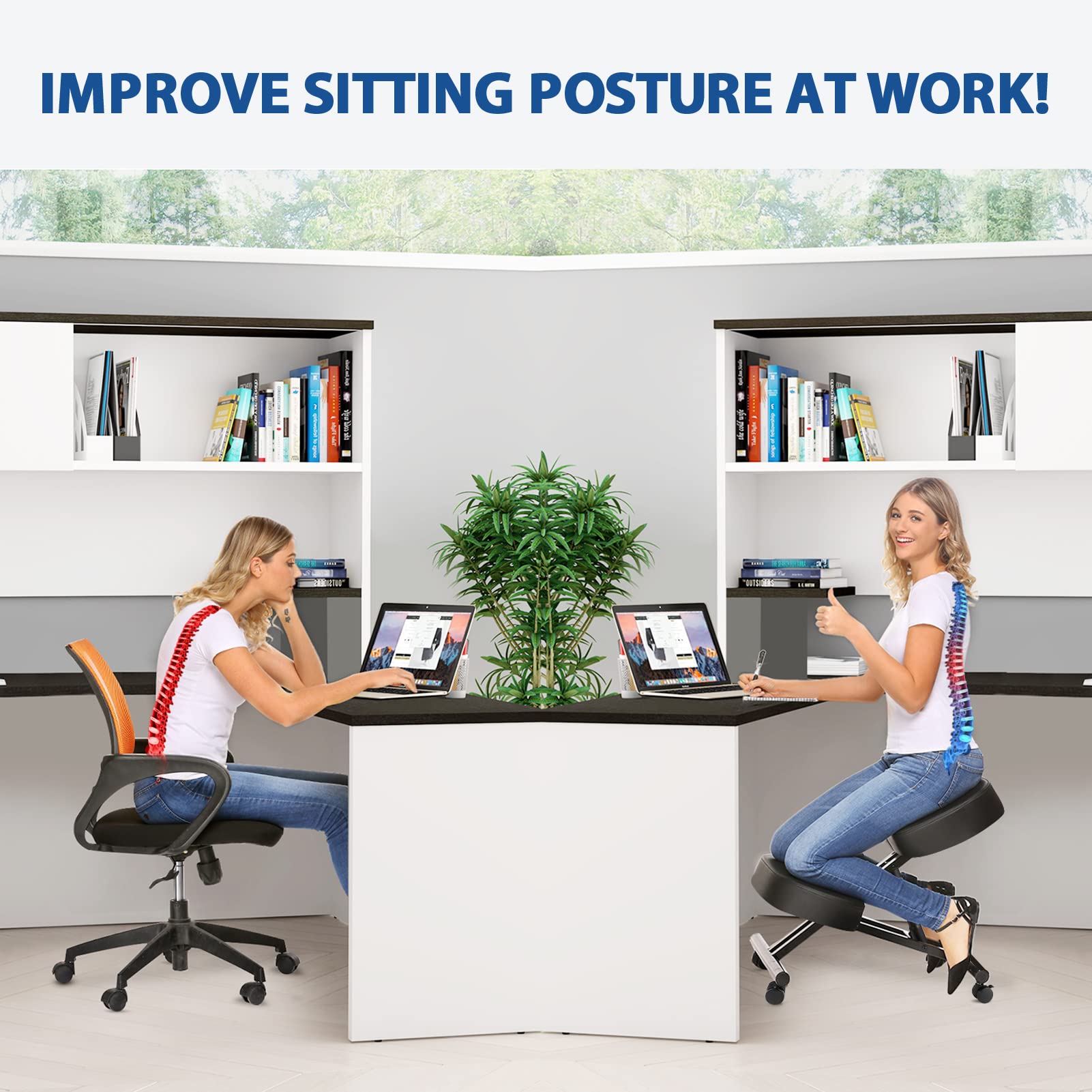 Kneeling Chair Ergonomic for O - огляд і ціна Office Furniture Commercial