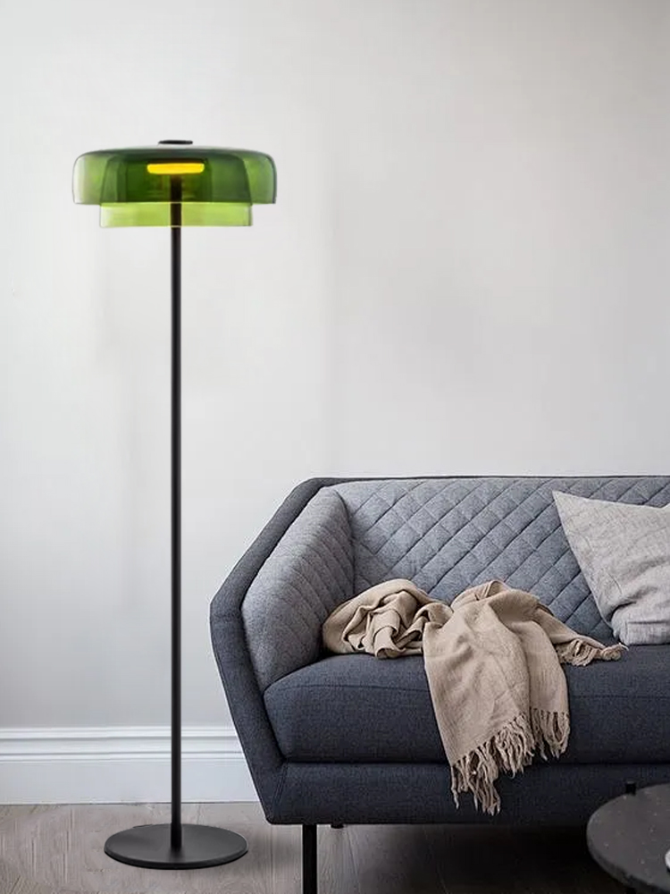 Nordic Luxury Glass Orange Gre - огляд і ціна Floor Lamp Arched