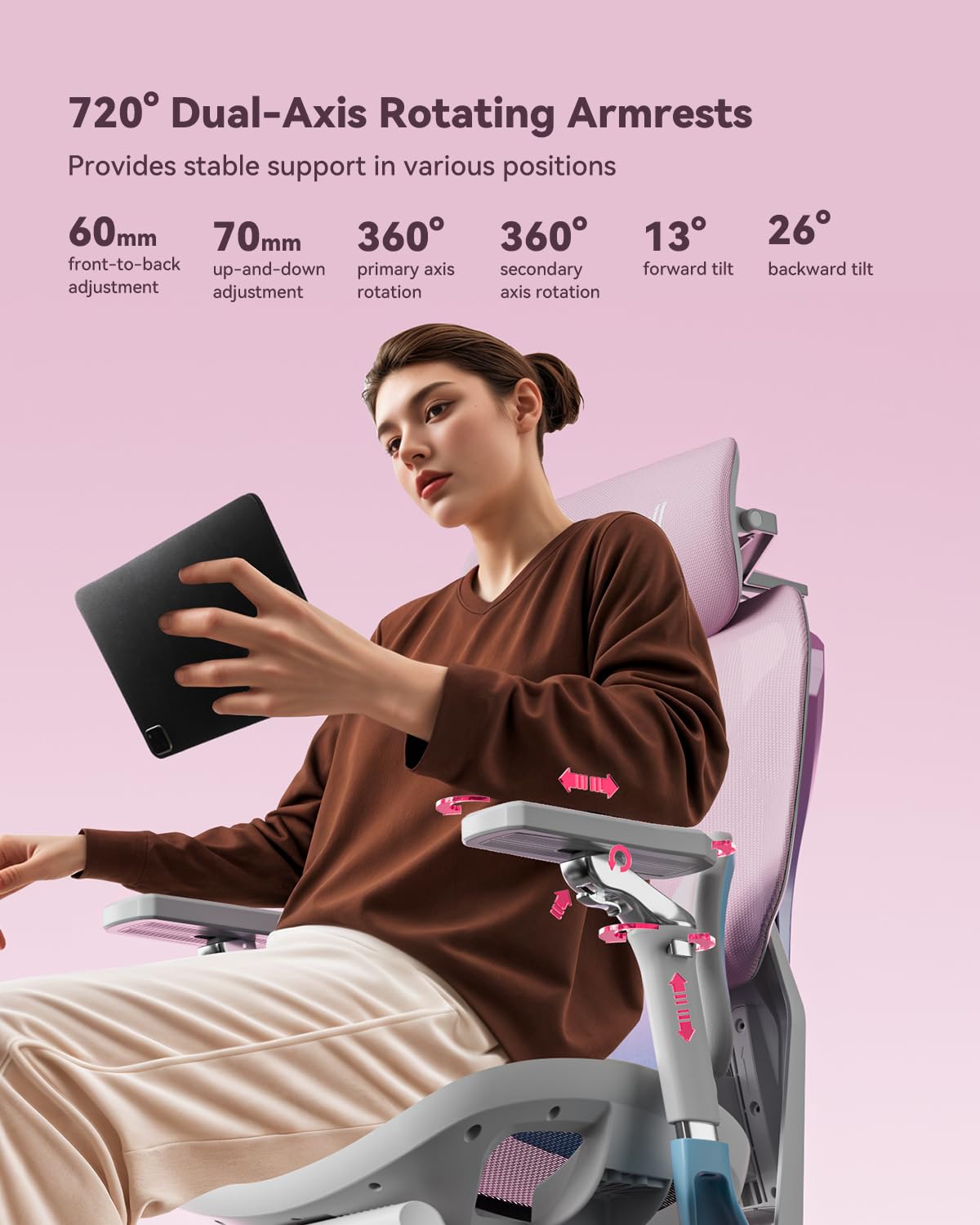 AutoFull G7 360° Armrests Clou - огляд і ціна Office Furniture Zone