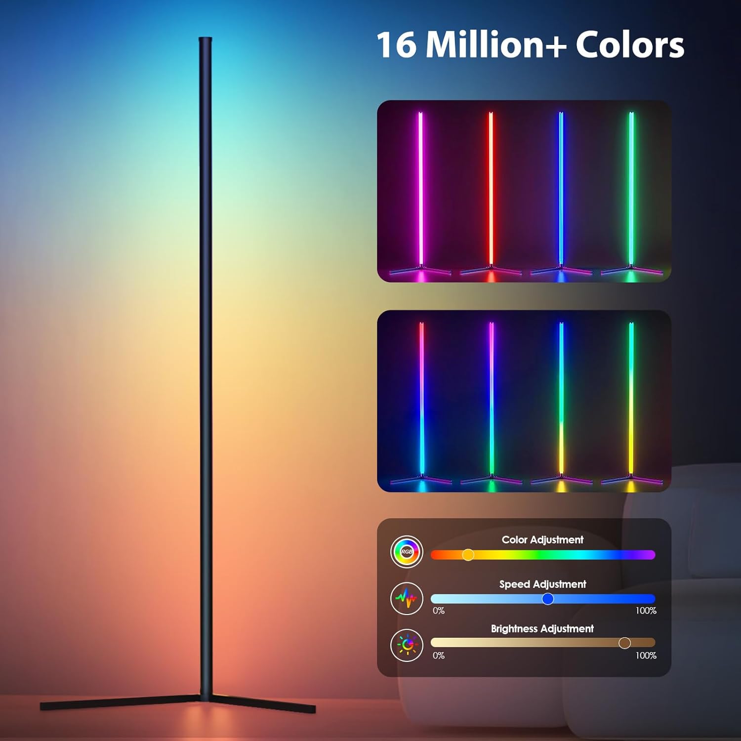 RGB Dream Color Floor Lamp wit - огляд і ціна Floor Lamp Arched