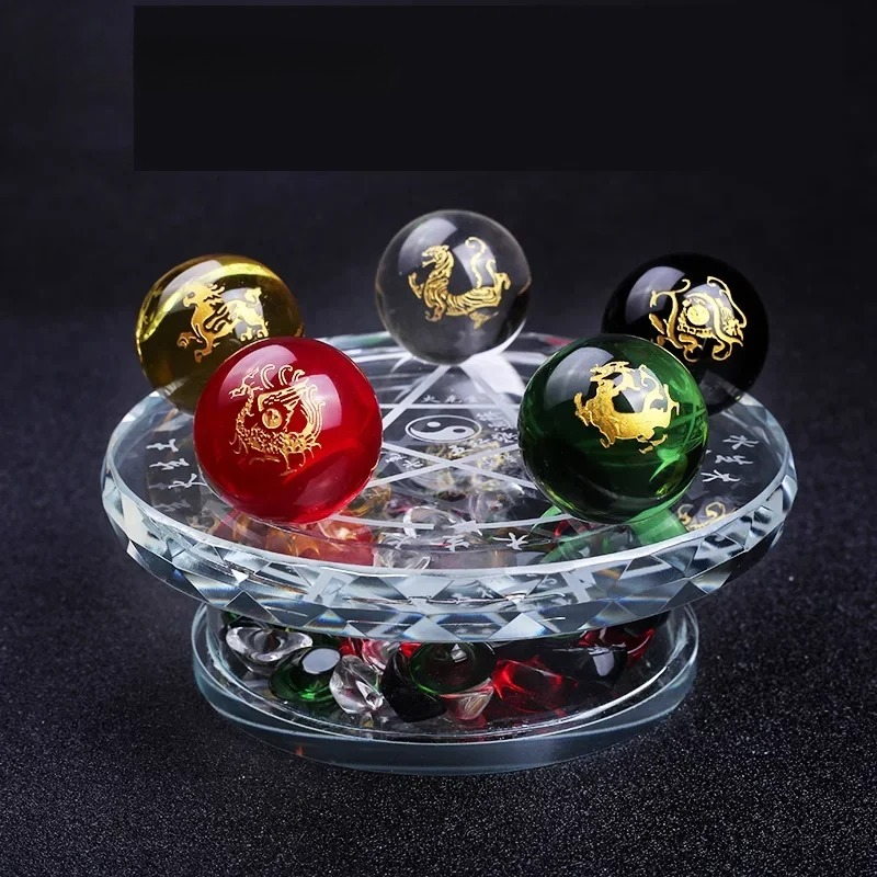 1PCS  Glass Five Road God of W - огляд і ціна Office Furniture Company