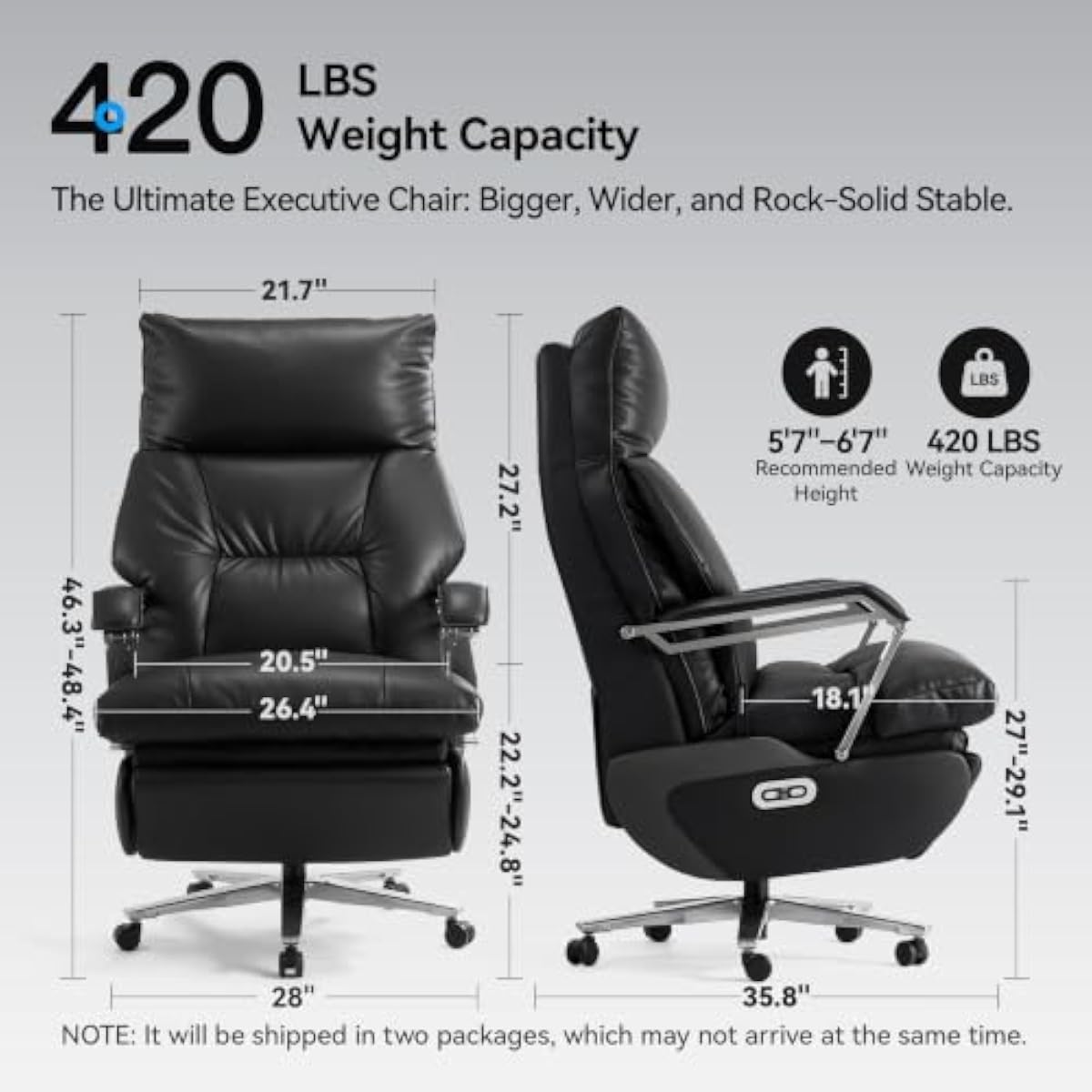 Electric Executive Office Chai - огляд і ціна Office Furniture Zone