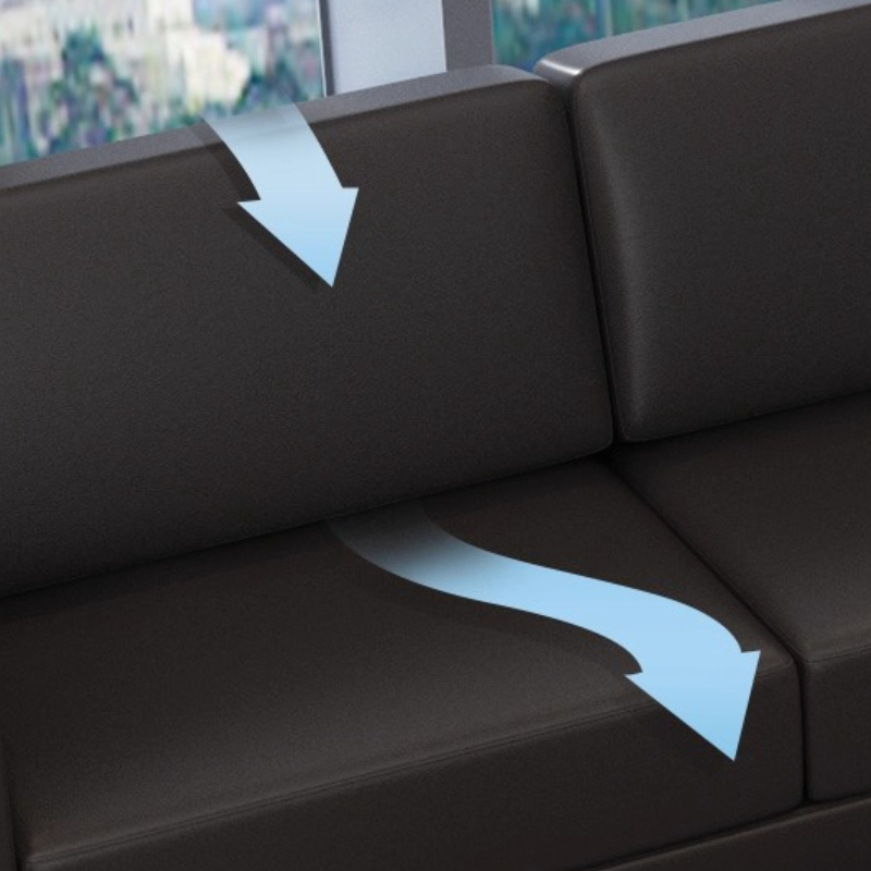 Wooden Cowhide Office Sofas Co - огляд і ціна Office Furniture Luxury