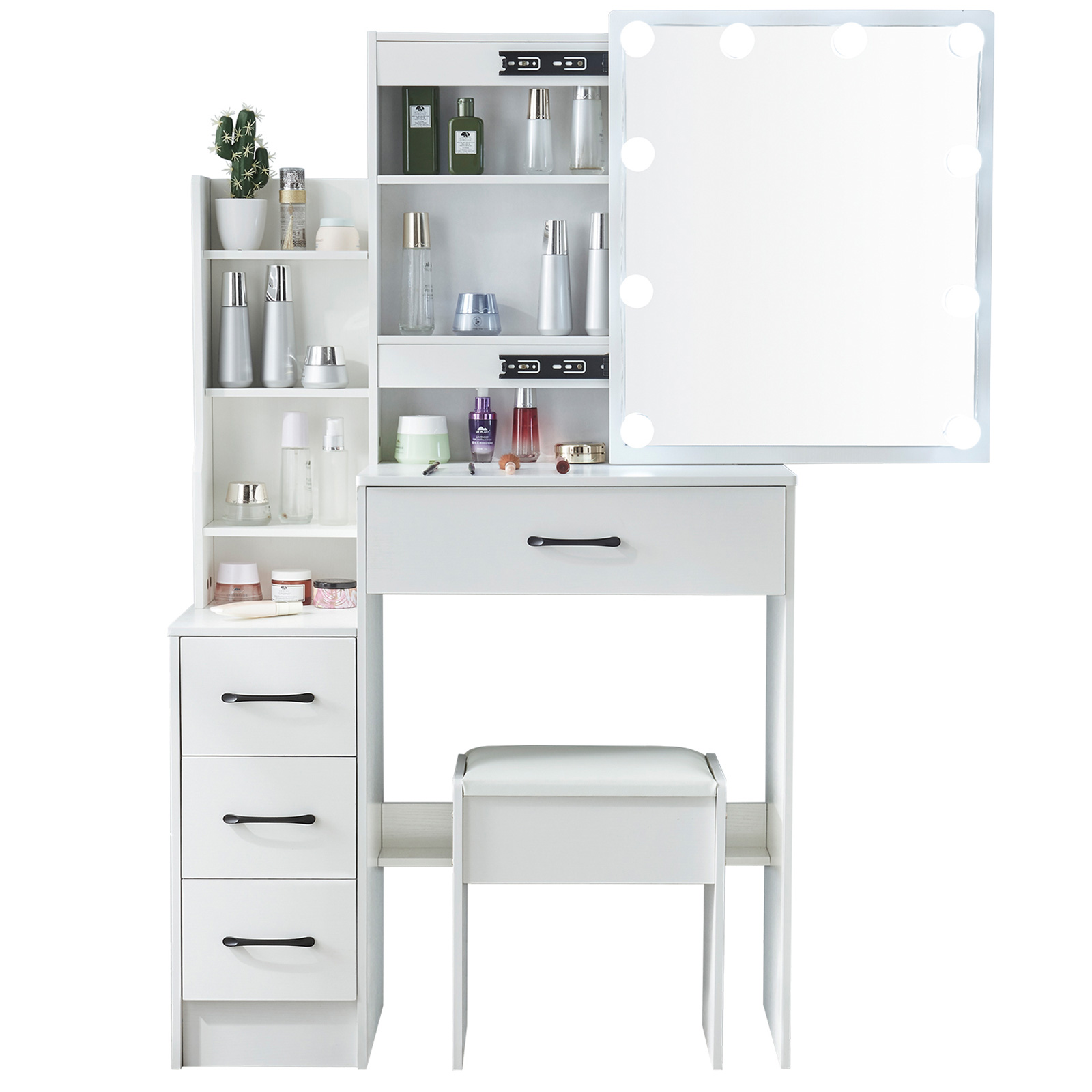LED Makeup Vanity Desk Set wit - огляд і ціна Office Furniture Reborn