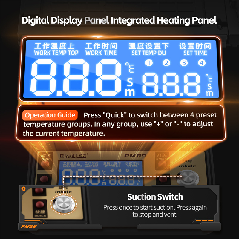 QianLi PM89 360° Rotating Heat - огляд і ціна Partition Screen Divider