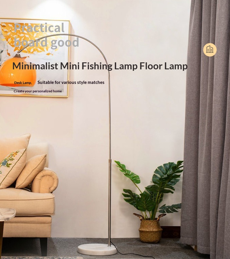 Minimalist Luxury Mini Arc Adj - огляд і ціна Floor Lamp Arched