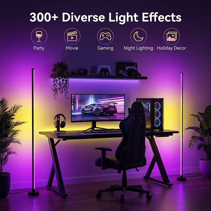 RGBIC LED Corner Floor Lamp, A - огляд і ціна Floor Lamp Arched
